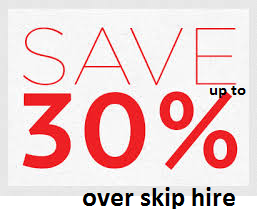 save 30% off the price of Man and van Downs logo